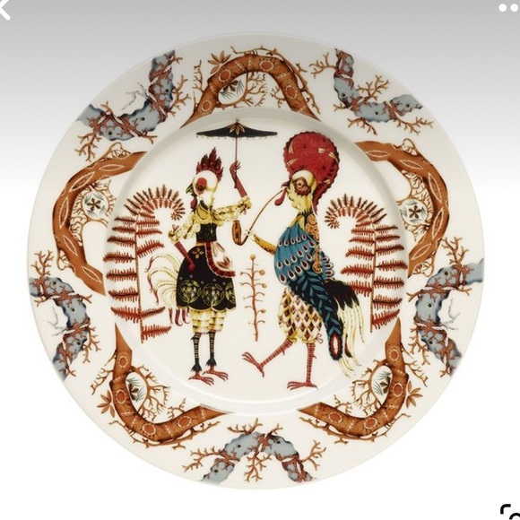 Iittala Other - iittala Finland rare discontinued porcelain Tansi Salad Plate